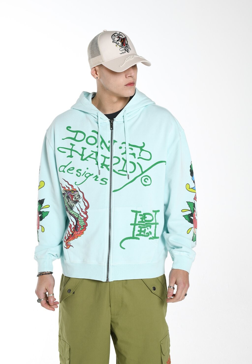 

Толстовка на молнии Ed Hardy