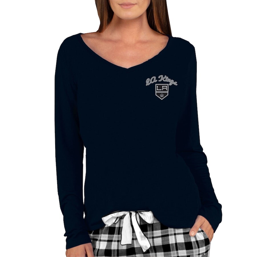 

Футболка с длинным рукавом Concepts Sport Los Angeles Kings, черный