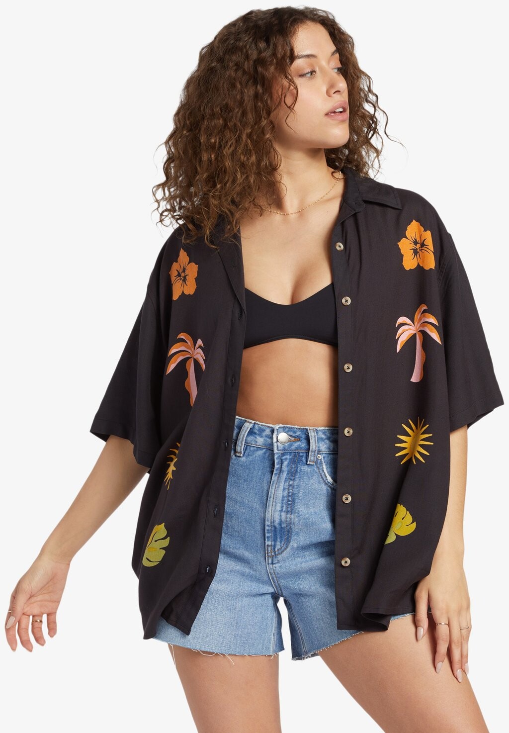 

Блузка-рубашка ON VACATION Billabong, цвет black