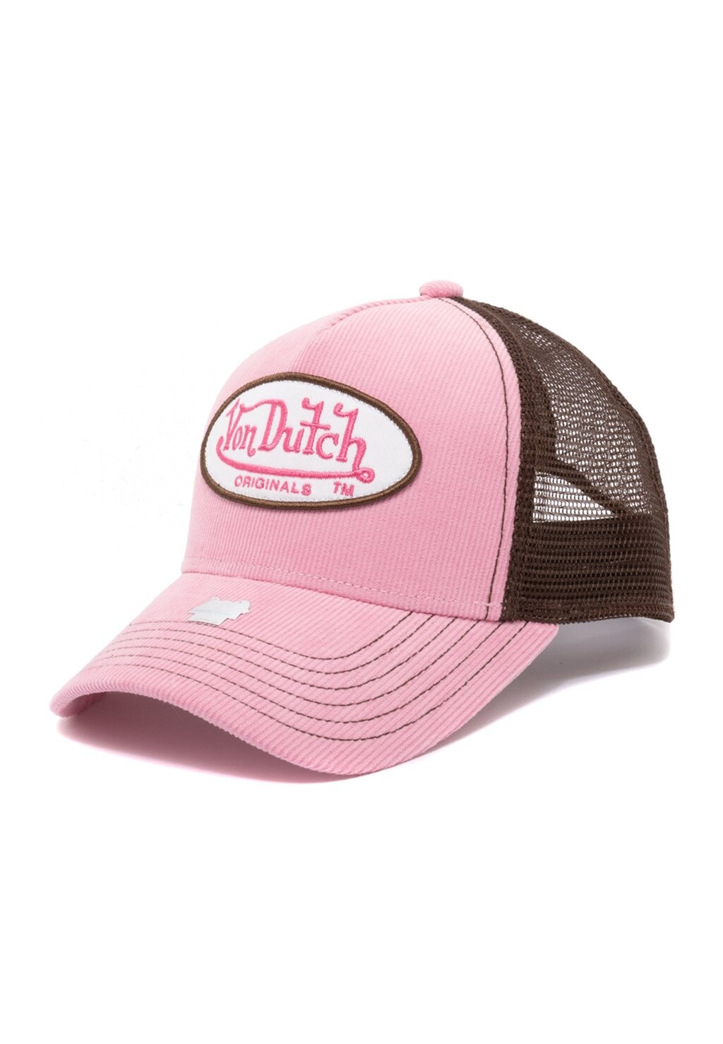 

Бейсболка TRUCKER BOSTON UNISEX Von Dutch, цвет pink/brown