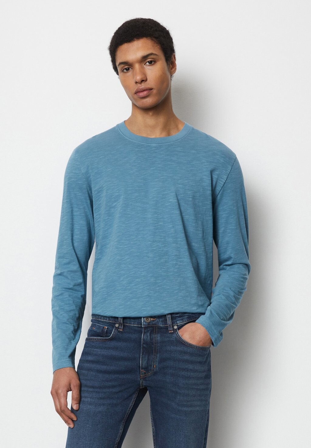 

Рубашка с длинными рукавами REGULAR IN -QUALITÄT Marc O'Polo, цвет wedgewood
