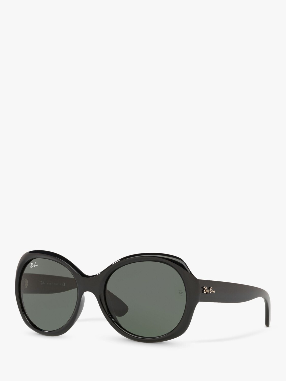 

RB4191 Женские круглые солнцезащитные очки Ray-Ban, черный/зеленый