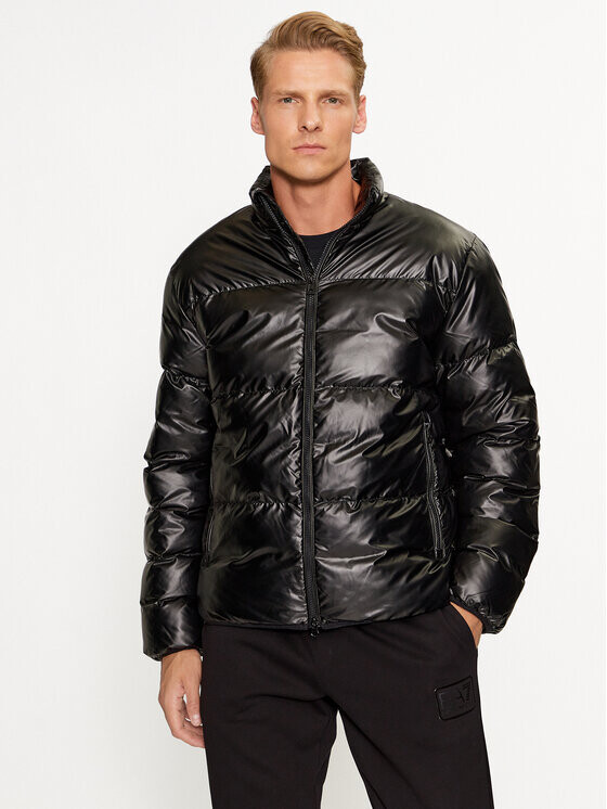 

Пуховик стандартного кроя Ea7 Emporio Armani, черный