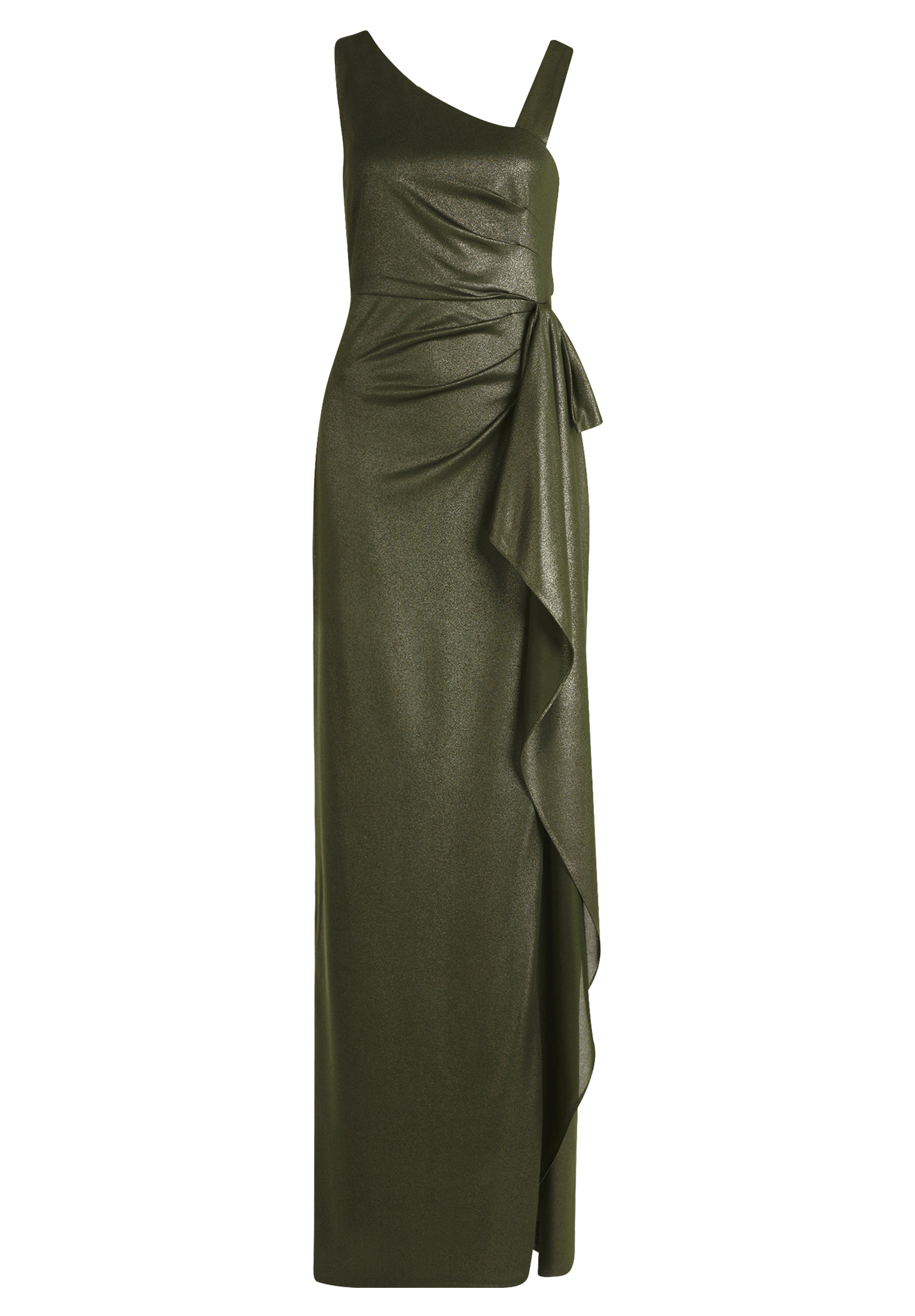 Платье Vera Mont Abend mit Volant, цвет Avocado Green