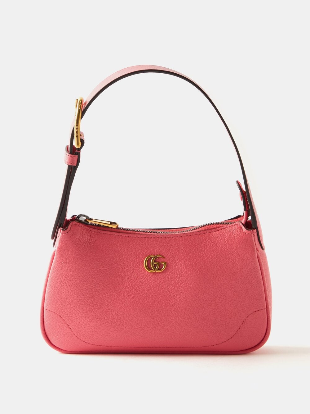 

Маленькая сумка на плечо aphrodite из зерненой кожи Gucci, розовый