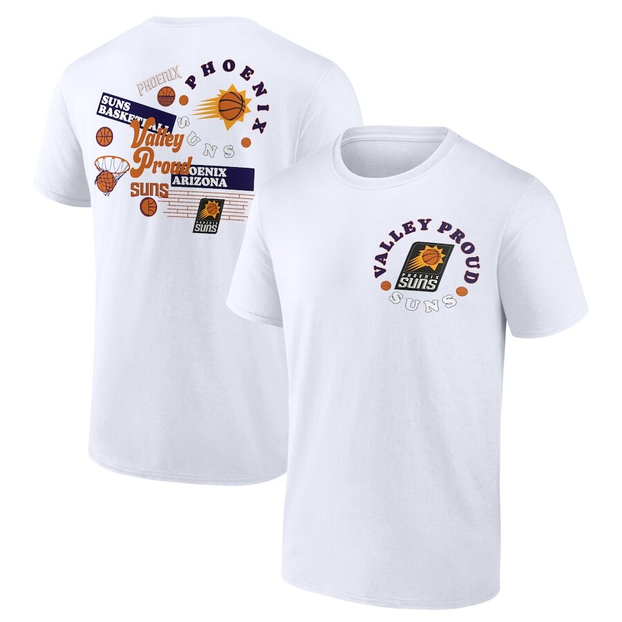 

Футболка с коротким рукавом Fanatics Branded Phoenix Suns, белый