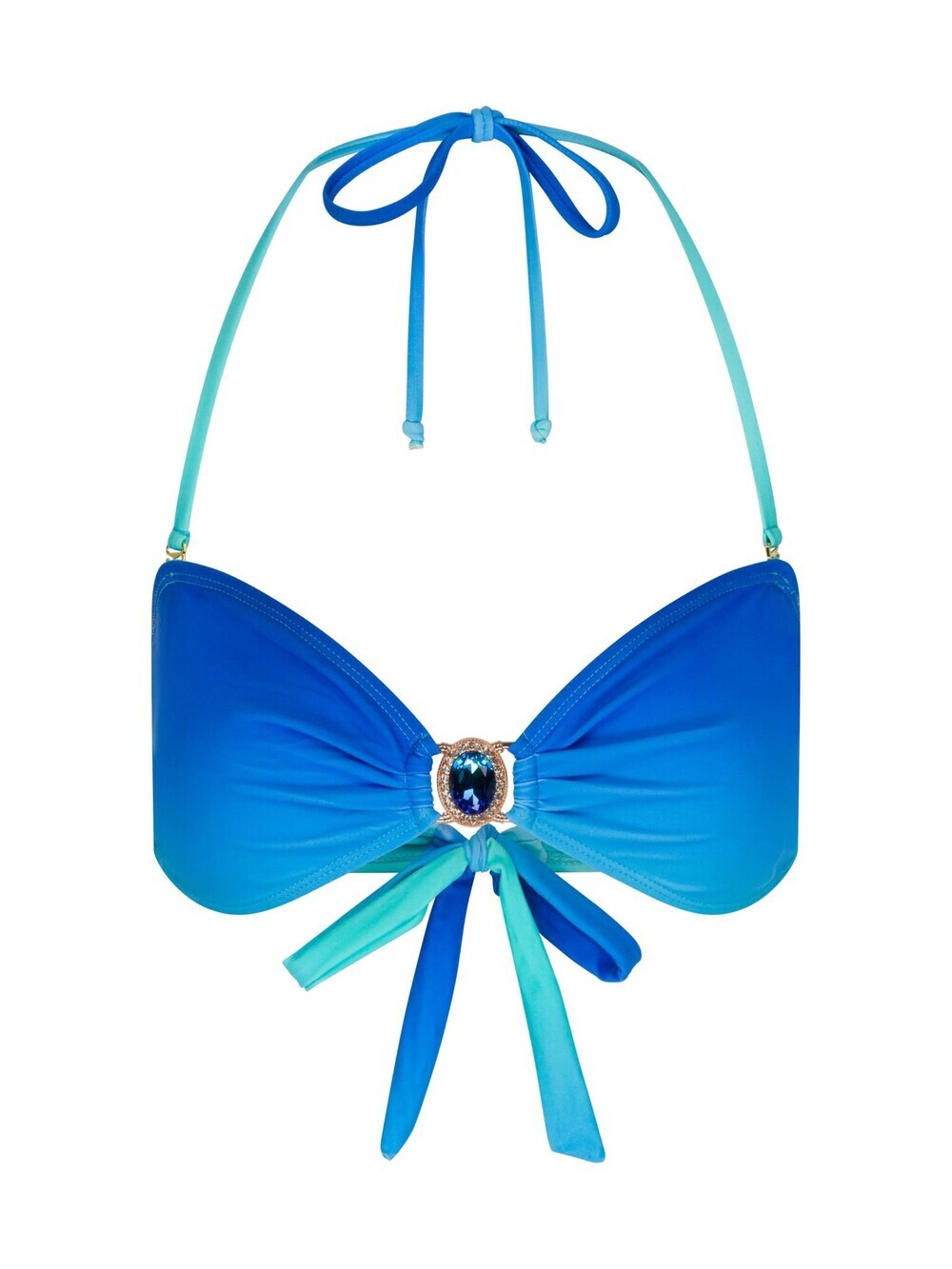 

Топ бикини-бандо Moda Minx Club Tropicana, синий
