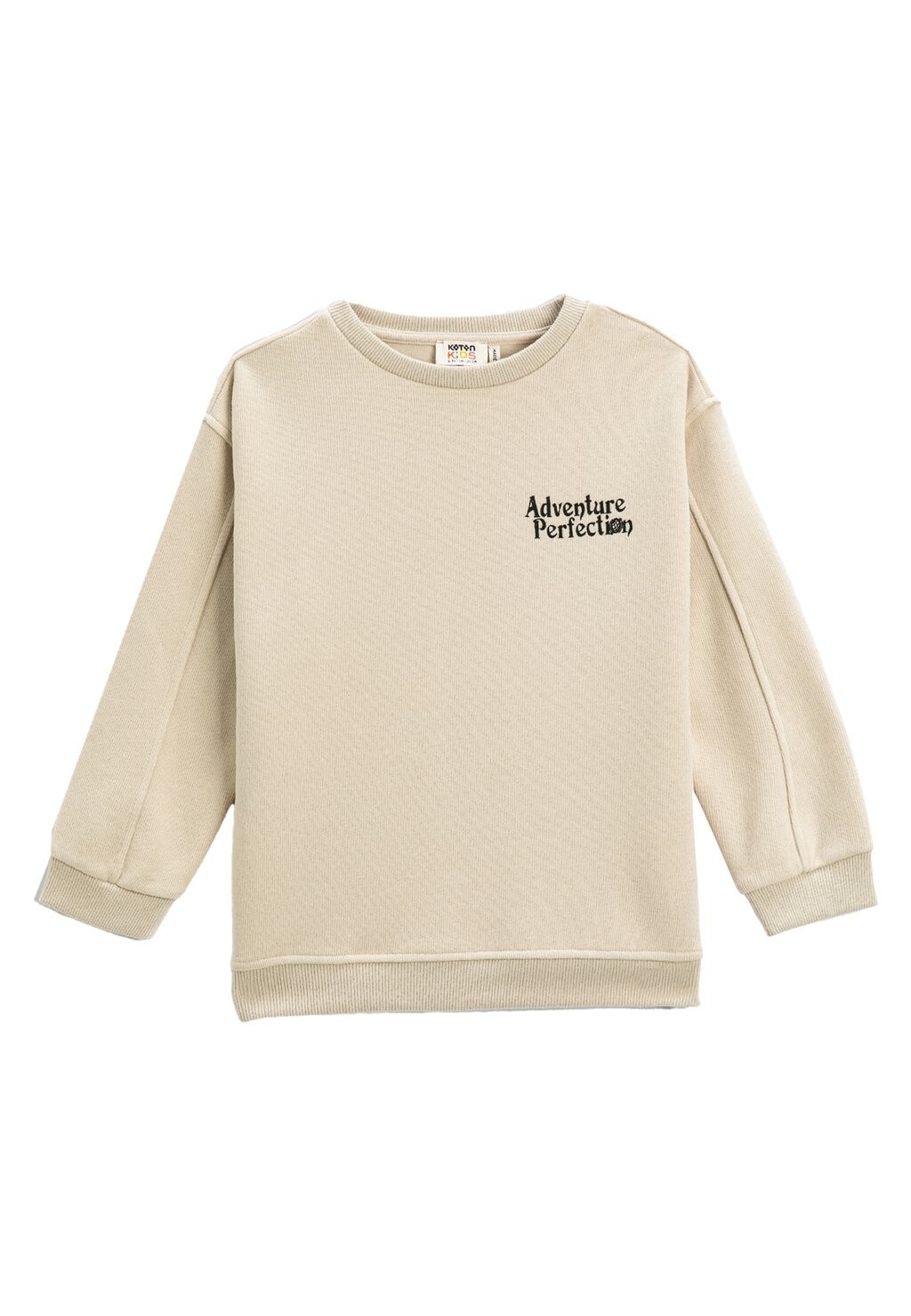

Толстовка PRINTED CREW NECK . Koton, цвет ecru