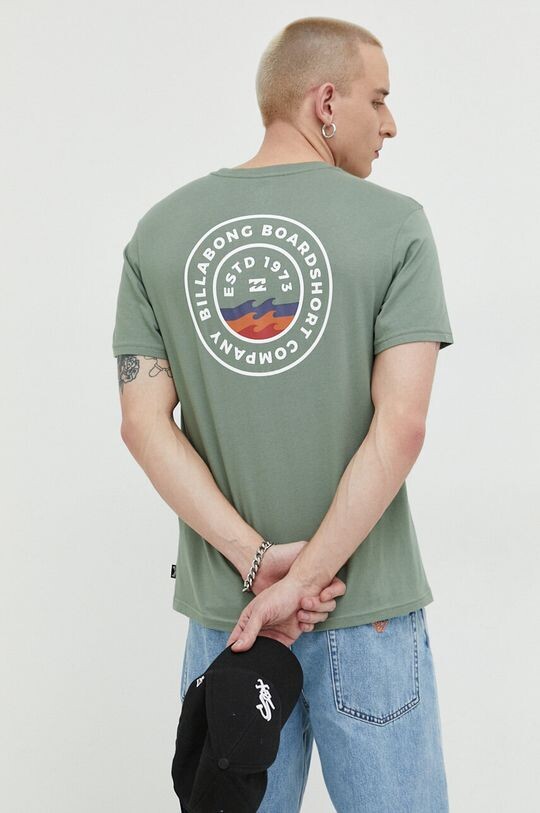 

Футболка из хлопка Billabong, зеленый
