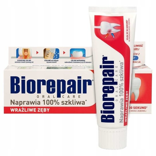 

Восстановление эмали чувствительных зубов, 75 мл Biorepair Plus