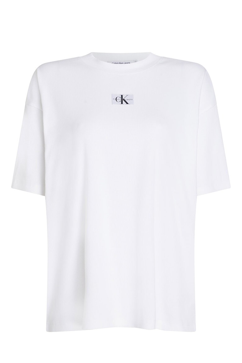 

Футболка с овальным вырезом Calvin Klein Jeans, белый