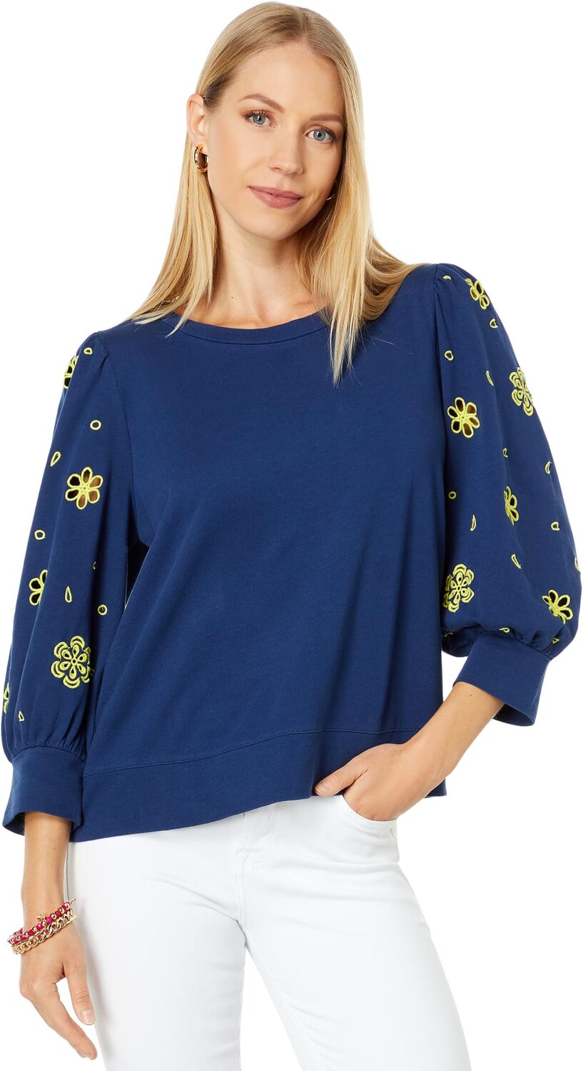 

Трикотажная толстовка Corden Lilly Pulitzer, цвет Low Tide Navy