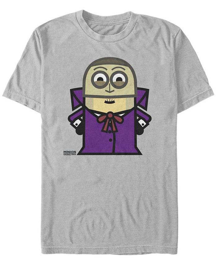 Мужская футболка с короткими рукавами «Гадкий я» Миньоны Фантом Хэллоуин Монстр Fifth Sun, серебро