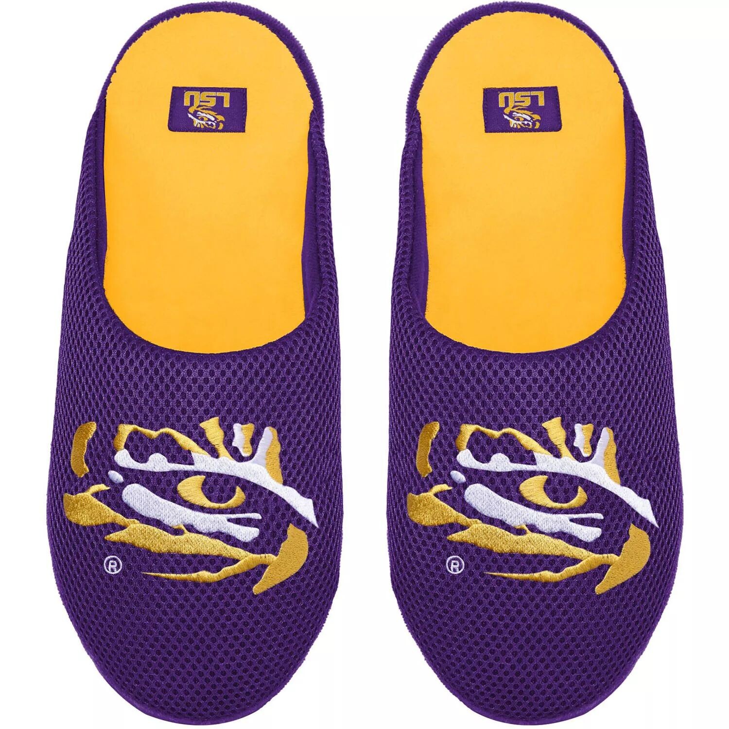 

Молодежные слиперы FOCO LSU Tigers с большим логотипом и цветными блоками Unbranded