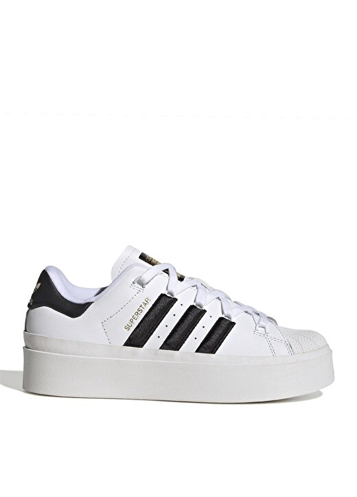 

Белые женские кожаные повседневные туфли Adidas
