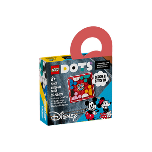 конструктор lego dots 41963 mickey mouse minnie mouse stitch on patch Конструктор Lego: Mickey Mouse & Minnie Mouse Stitch-On Pa