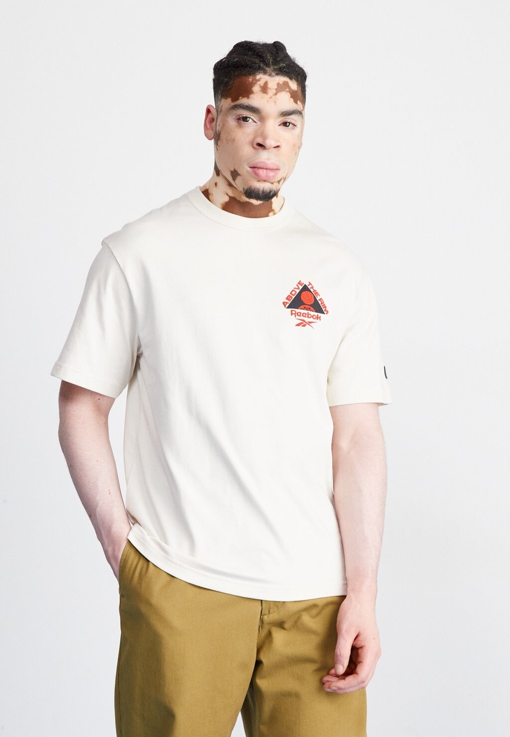 

Футболка с принтом Hopwear Tee Reebok, цвет bon