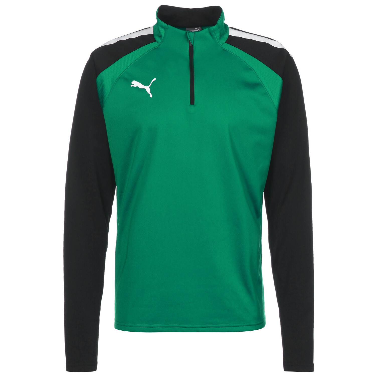 

Толстовка Puma TeamLIGA 1/4 Zip, зеленый / черный