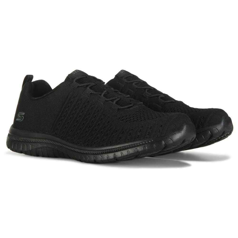 

Женские прогулочные туфли Virtue среднего/широкого размера Skechers, черный