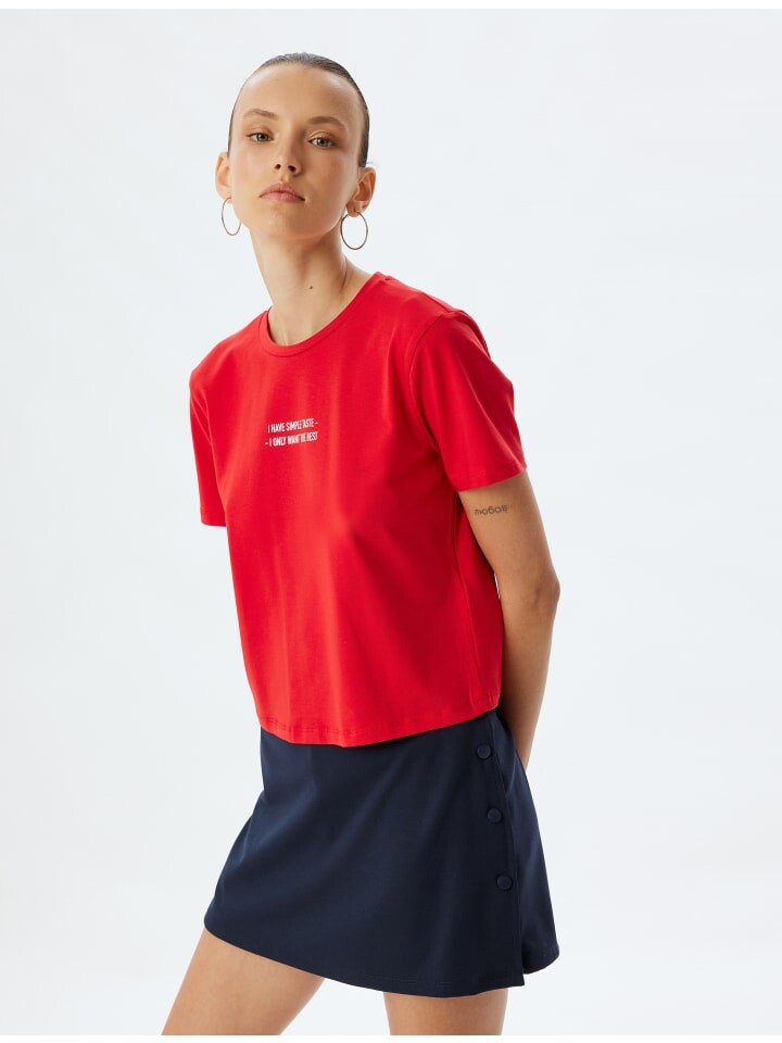 

Футболка KOTON T shirt, красный