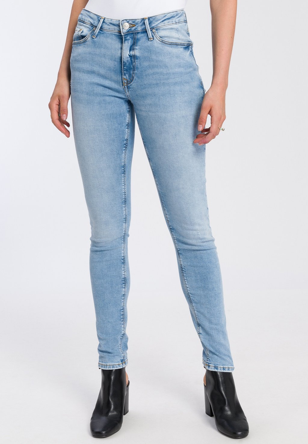 Джинсы Slim Fit ALAN Cross Jeans, цвет light-mid-blue-used
