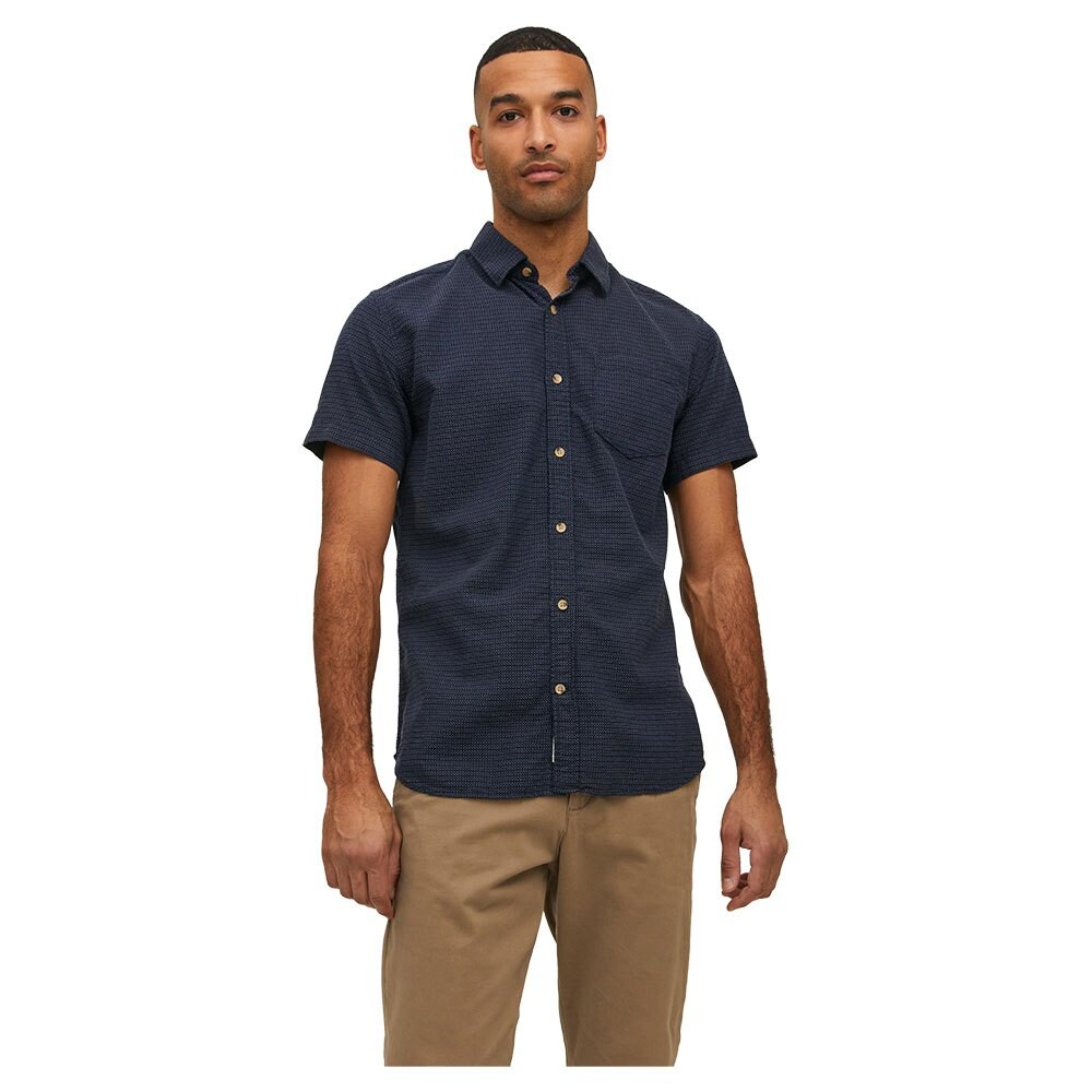 

Рубашка с коротким рукавом Jack & Jones Abel, синий