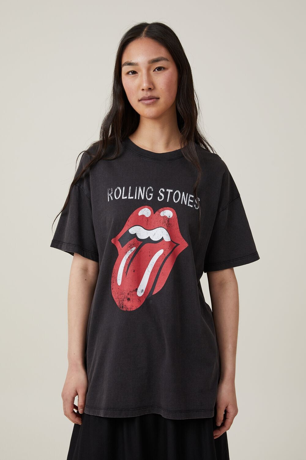 

Огромная футболка с музыкой Rolling Stones Cotton On