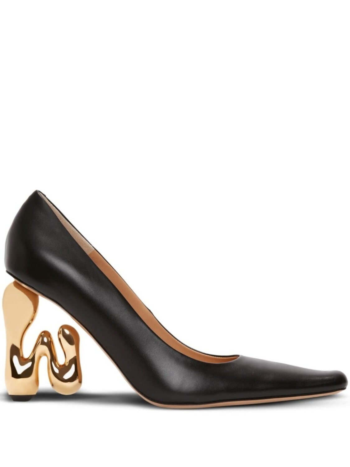 

JW Anderson туфли JW на скульптурном каблуке, черный