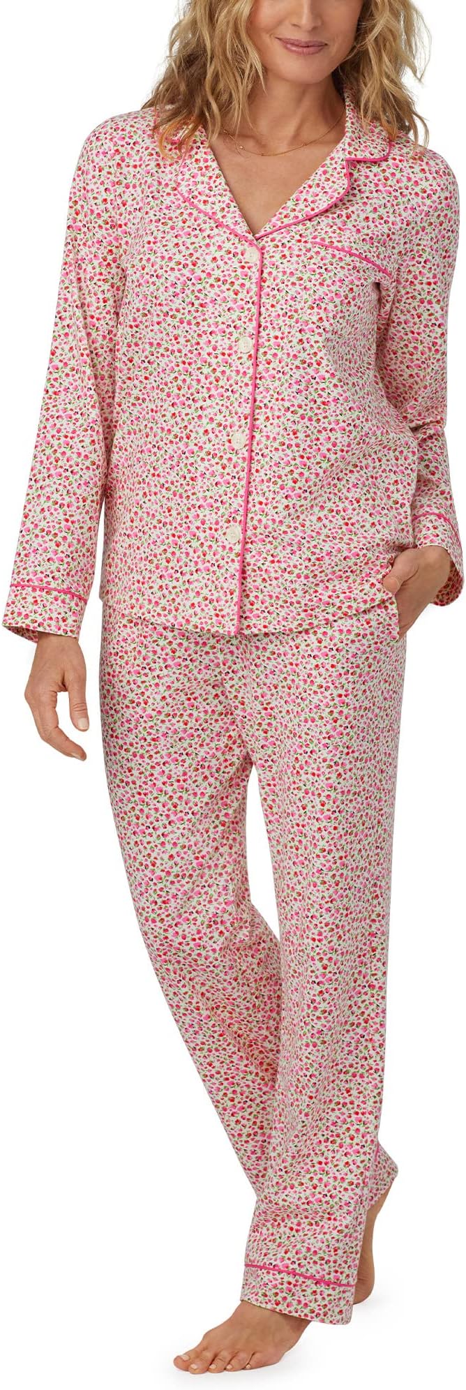 Классический пижамный комплект с длинными рукавами Bedhead PJs, цвет Lynn bracht mary lynn white chrysanthemum