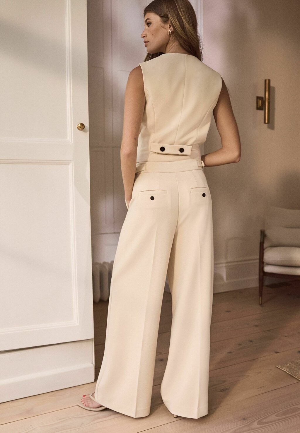 

Брюки PREMIUM TAILORED Next, бежевый