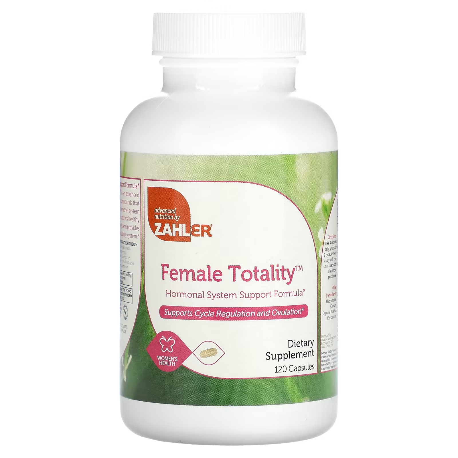 Витамины Zahler Female Totality формула поддержки гормональной системы 120 капсул zahler female totality формула для поддержки гормональной системы 120 капсул