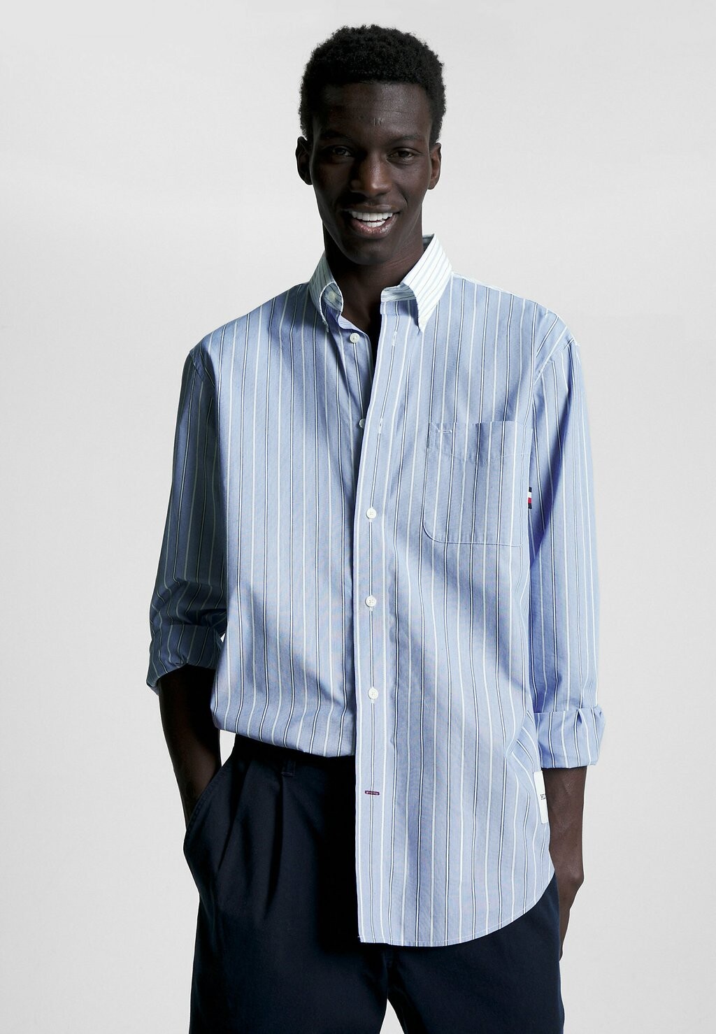 

Рубашка CLASSICS STRIPE ARCHIVE FIT Tommy Hilfiger, ультра синий мульти