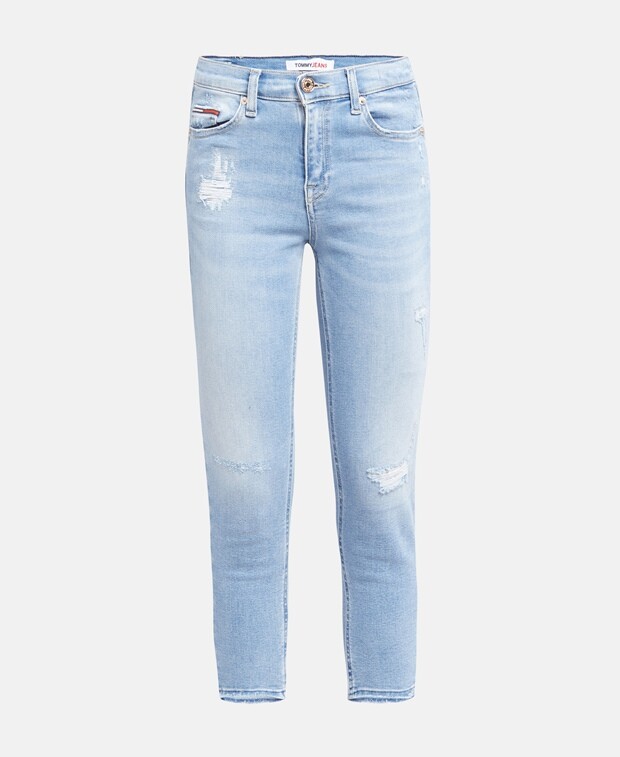 

Джинсы узкого кроя Tommy Jeans, светло-синий