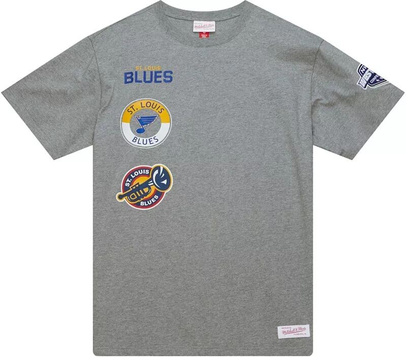 

Футболка Mitchell & Ness St. Louis Blues 2023 City серая