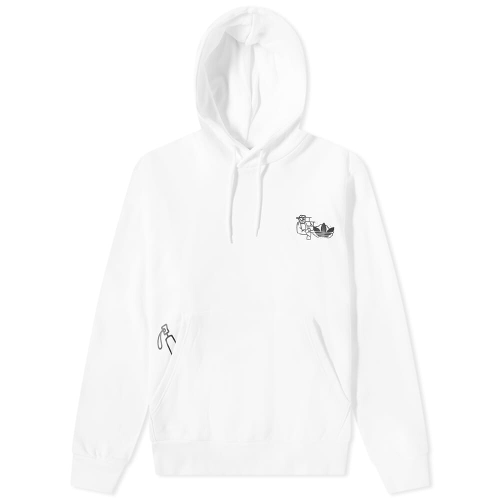 

Adidas Fuzi Hoodie, белый