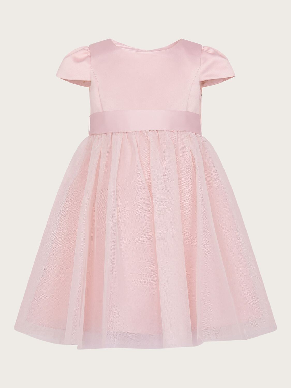 

Платье подружки невесты из тюля Monsoon Baby Sew, розовый