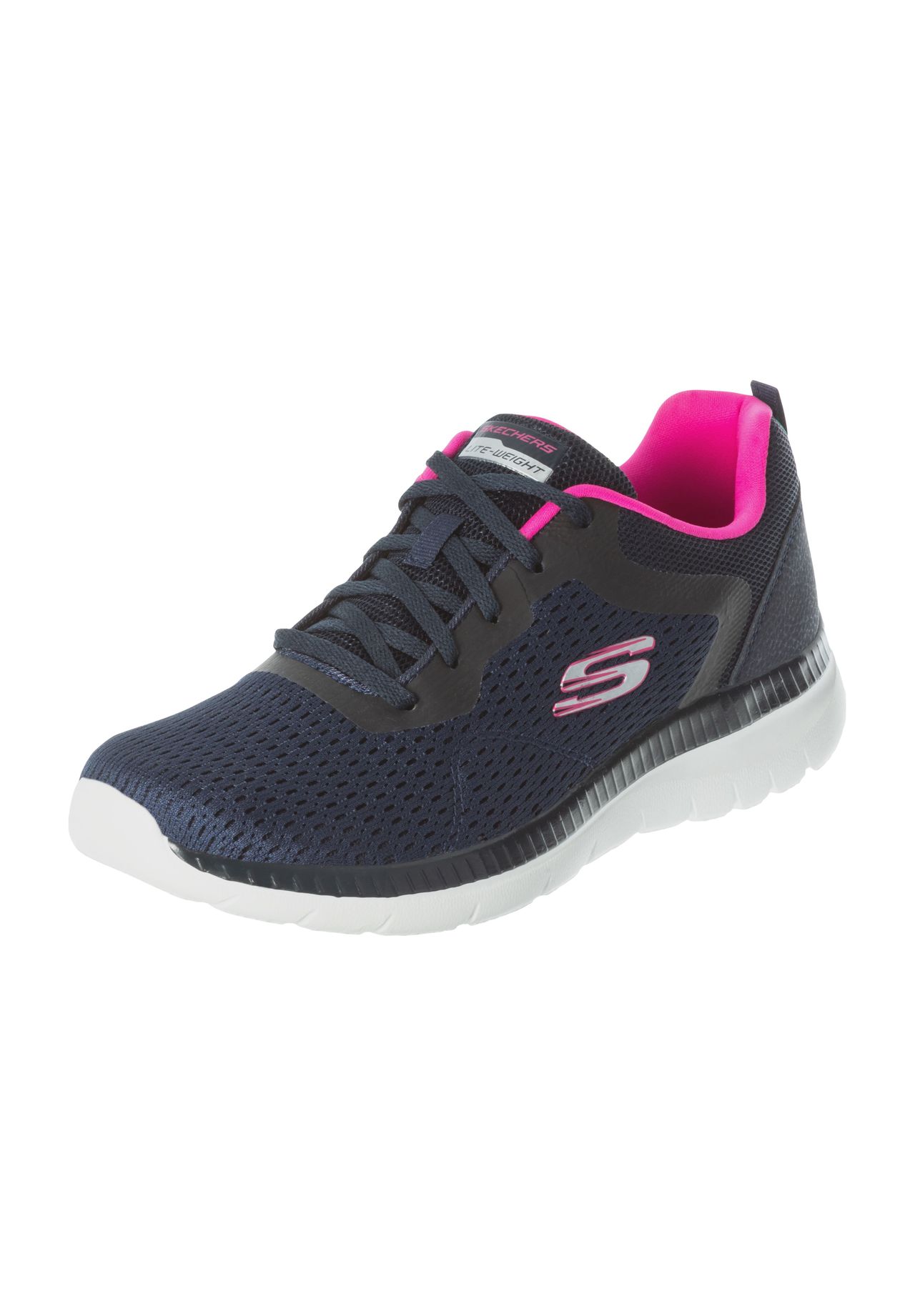 

Кроссовки Bountiful Quick Path, дышащие, амортизирующие, женские SKECHERS, цвет Nvhp Blau