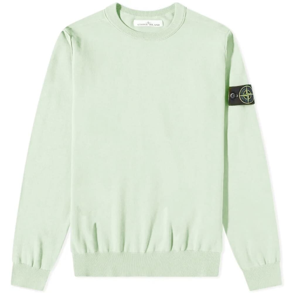 

Мягкий хлопковый трикотаж с круглым вырезом Stone Island