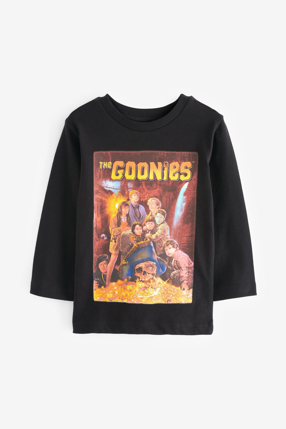 

Футболка Licensed Goonies с длинными рукавами Next, черный