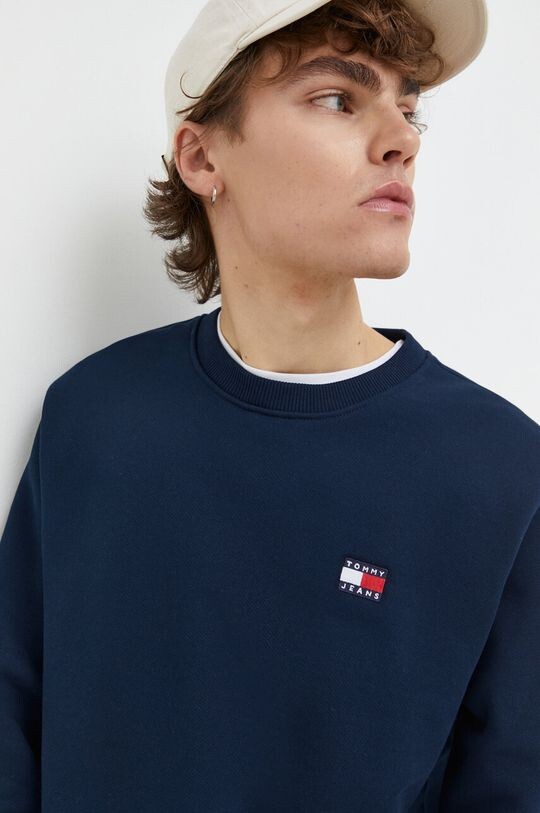 

Хлопковая толстовка Tommy Jeans, темно-синий