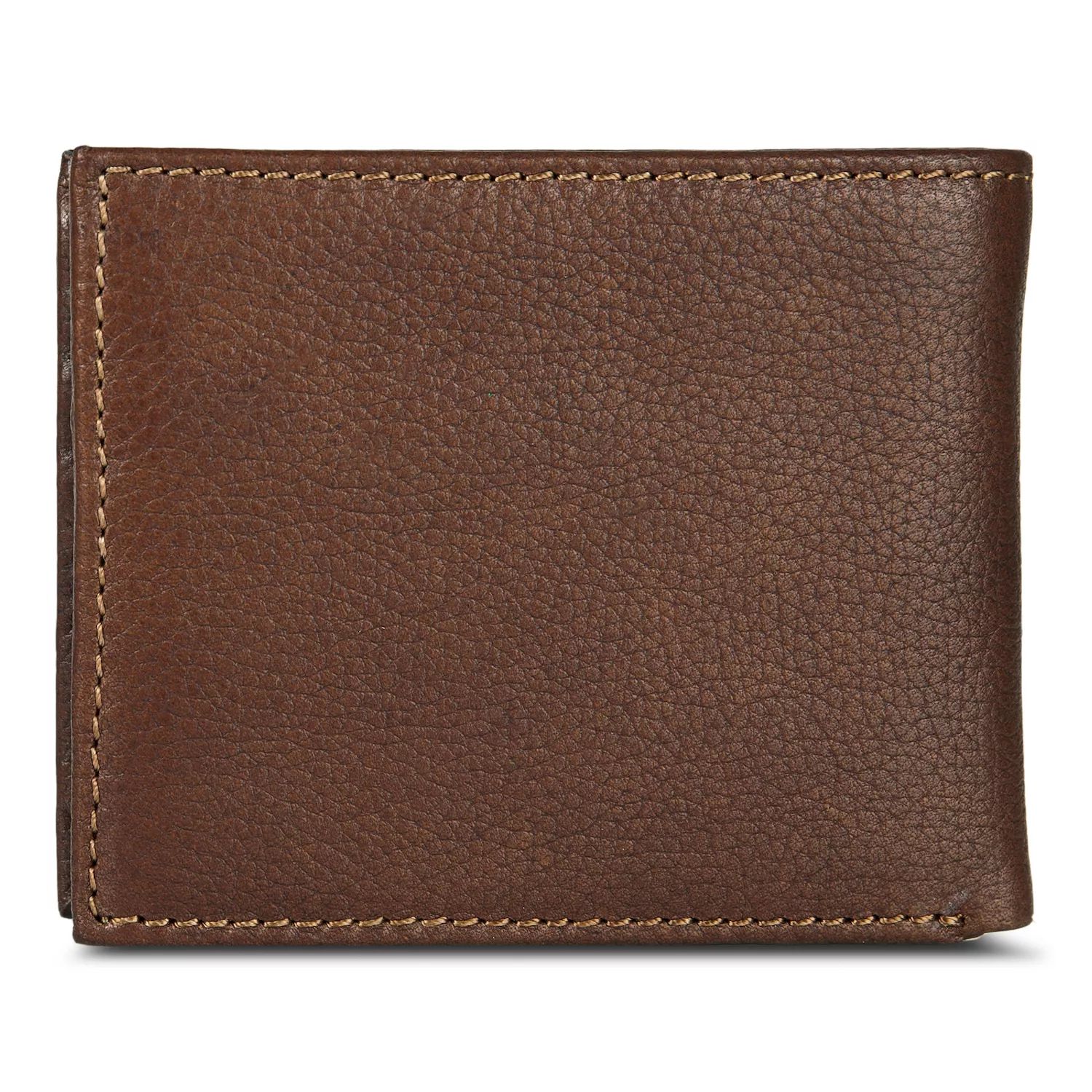цена Мужской кожаный кошелек двойного сложения с логотипом Eddie Bauer