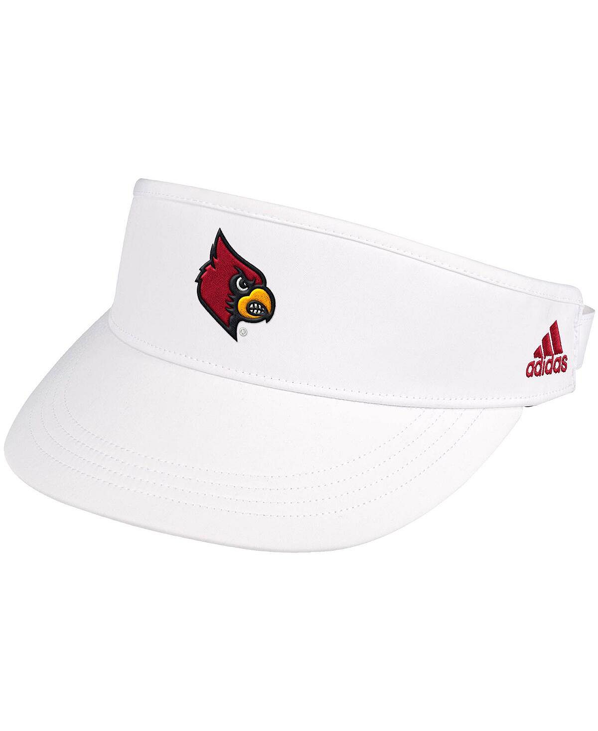 

Мужские белые кроссовки Louisville Cardinals Sideline Coach с высоким козырьком adidas