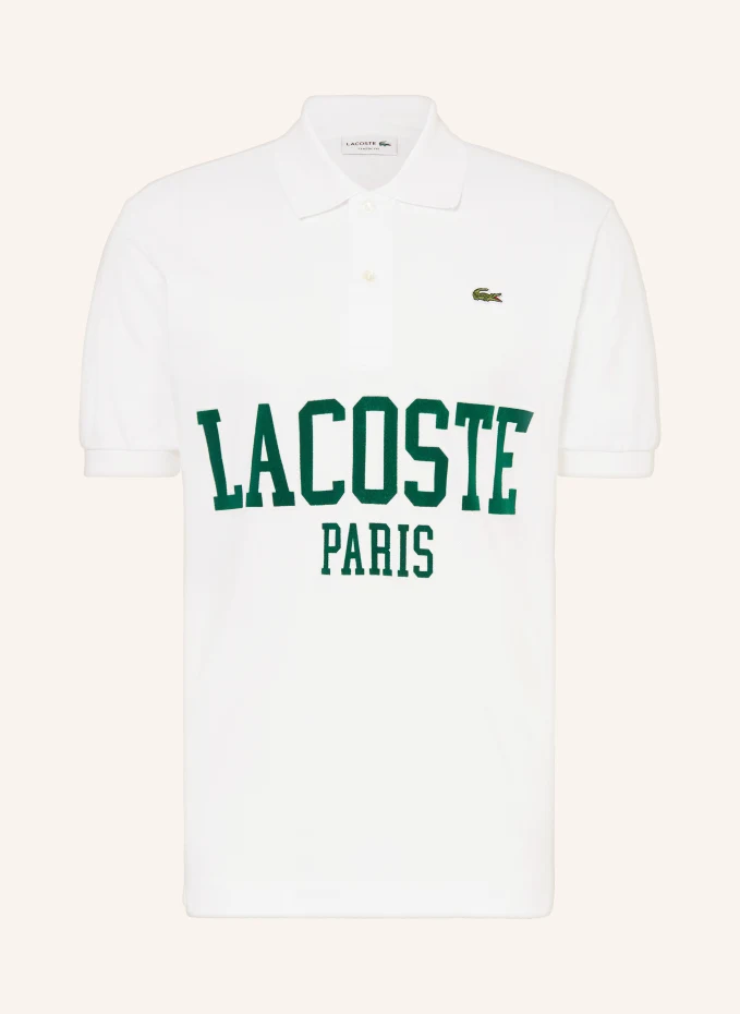 

Классическая рубашка-поло из пике Lacoste, белый