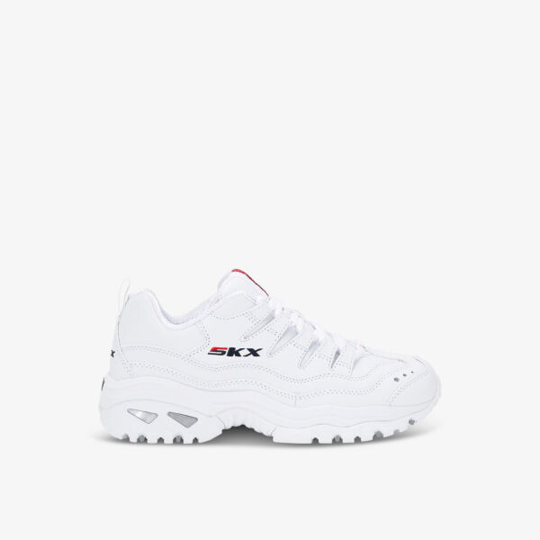 

Кожаные низкие кеды energy timeless vision Skechers, белый