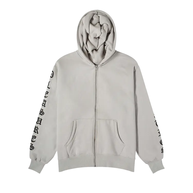 

Худи Pleasures Zip Up 'Grey', серый