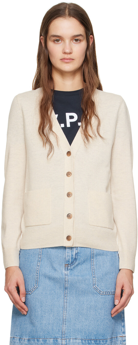 

Бежевый кардиган Луиза A.P.C.