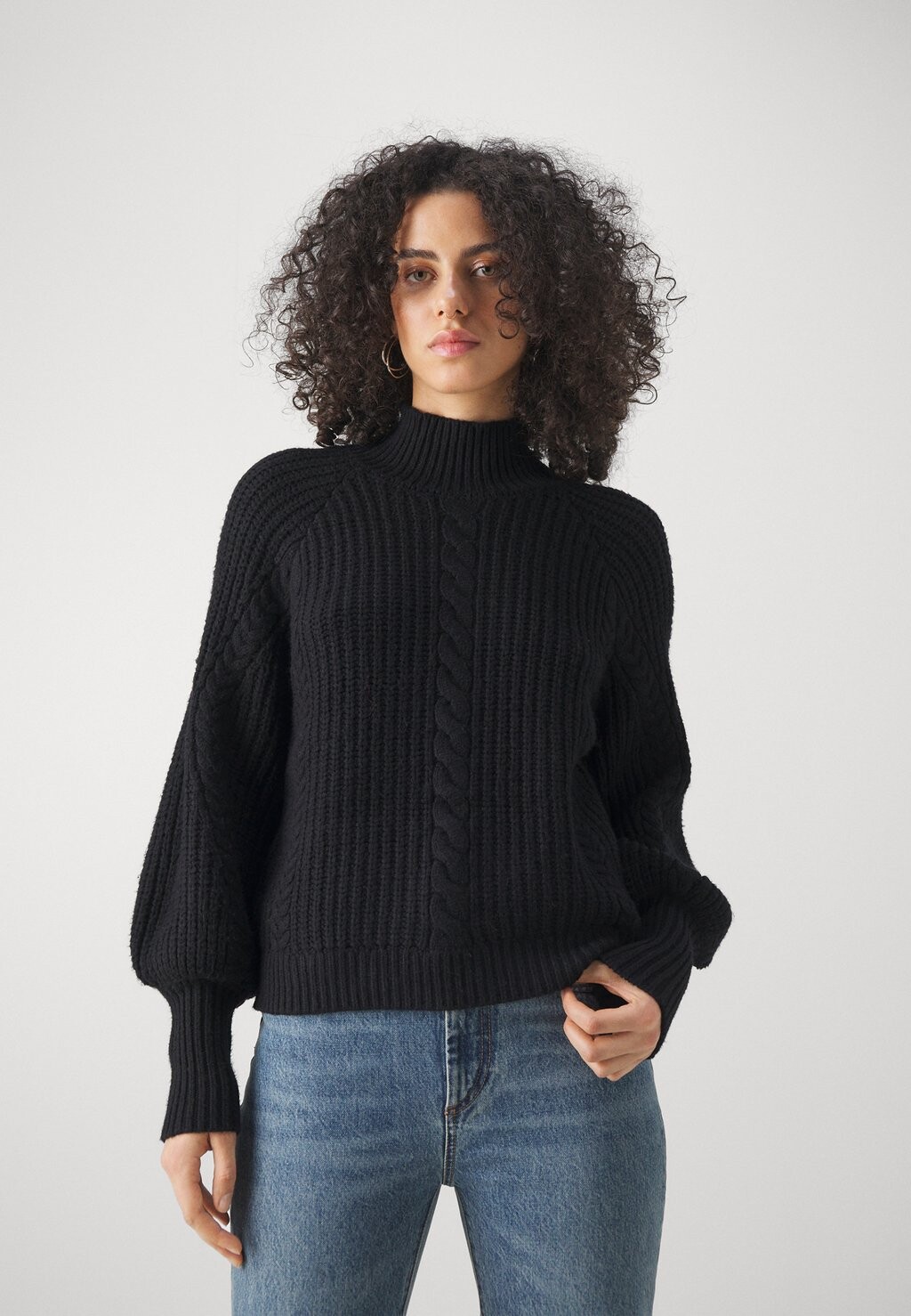 

Джемпер SIMONABBCLARIZ KNIT Bruuns Bazaar, черный
