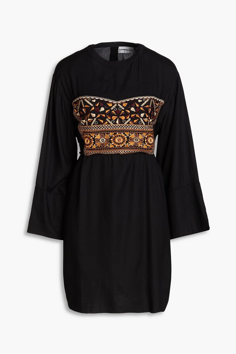 

Креповое платье мини Bettina с вышивкой ANTIK BATIK, черный