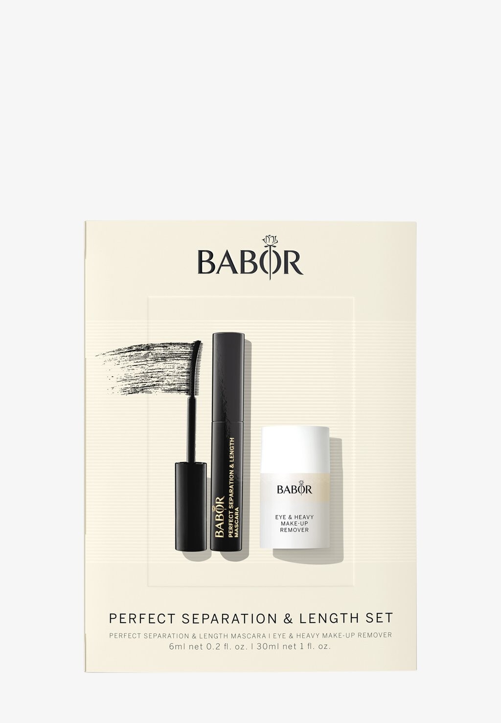 

Набор для ухода за кожей Mascara + Eye & Heavy Make Up Remover Set BABOR, черный