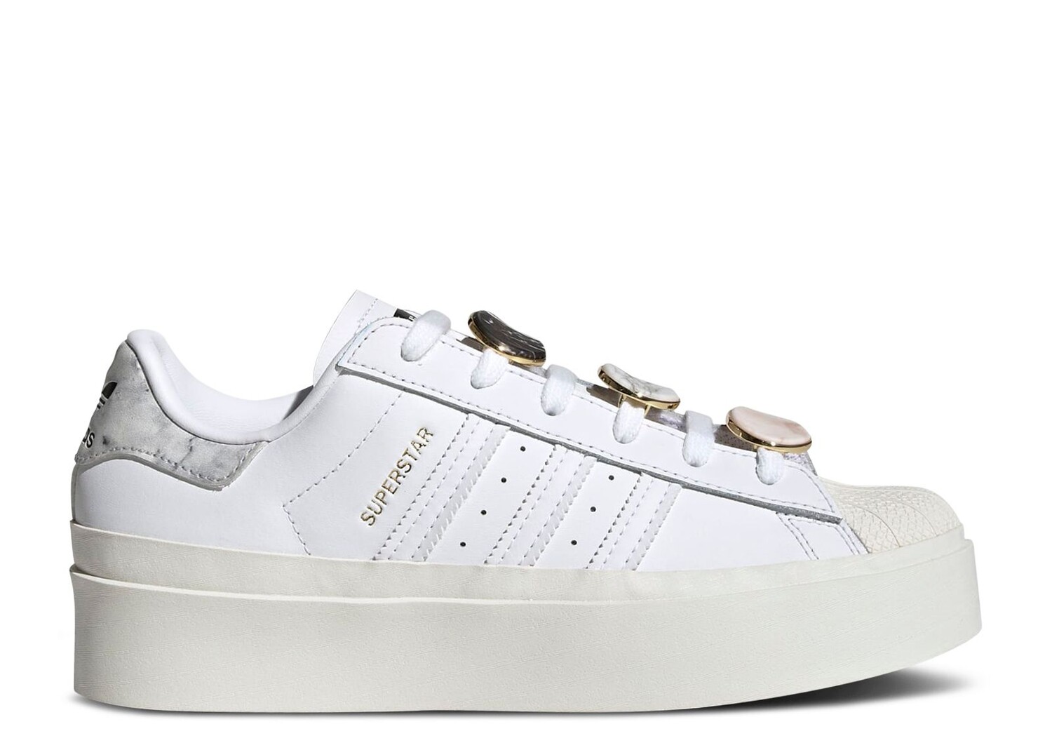 

Кроссовки adidas Wmns Superstar Bonega 'White Gold Metallic', кремовый, Бежевый